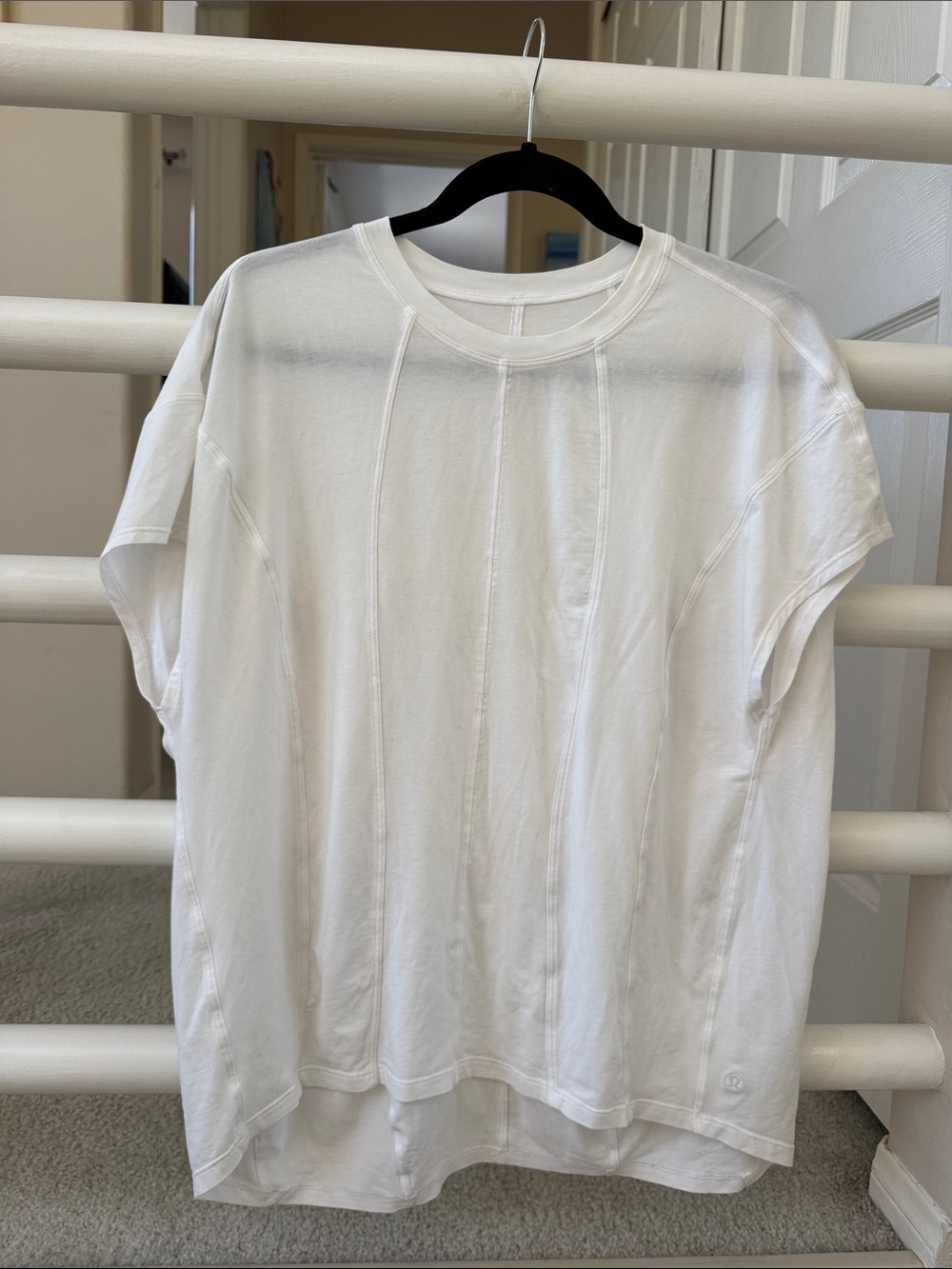 lululemon athletica White Short Sleeve Crew Tee